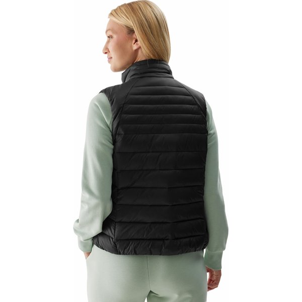 Kamizelka puchowa damska 4FWSS24TVJAF111 4F - głęboka czerń
