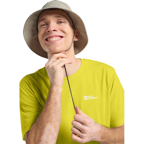 Koszulka męska Vonnan Jack Wolfskin - chartreuse