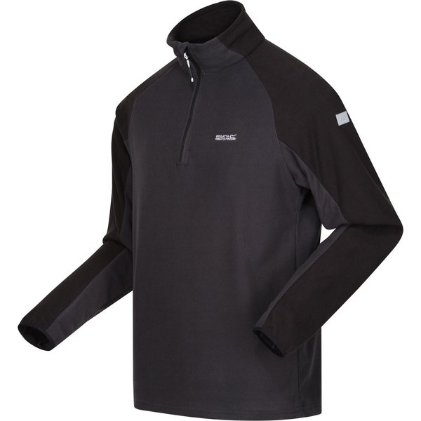 Bluza polarowa męska Elson II Regatta - Ash/Black