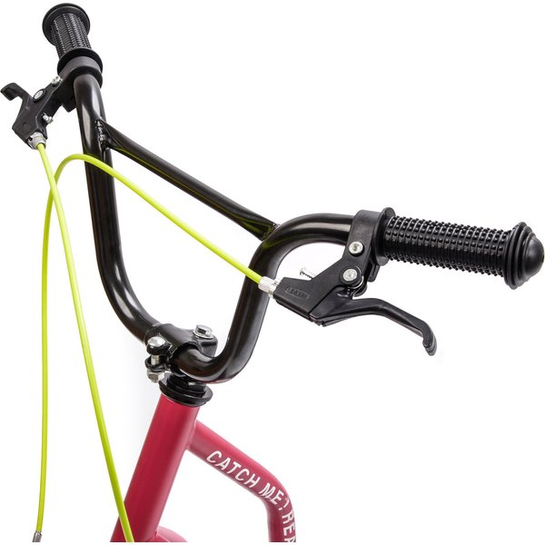 Hulajnoga na pompowanych kołach Muffy Meteor - różowa