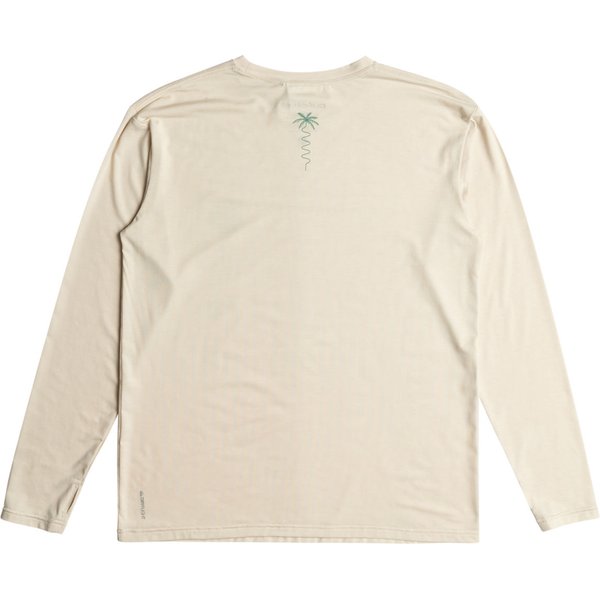 Longsleeve męski Coastal Run Quiksilver - Oyster White