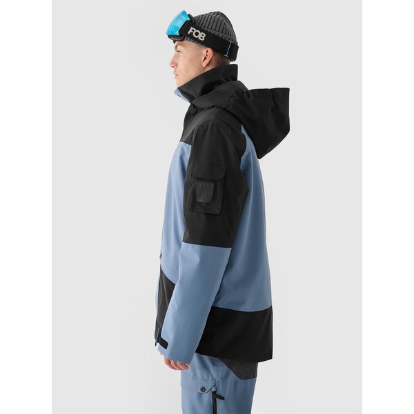 Kurtka snowboardowa męska TTJAM509 4F - denim