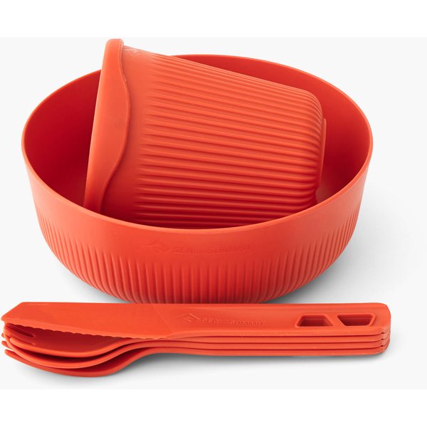 Zestaw naczyń turystycznych Passage Dinnerware Sea To Summit - czerwony