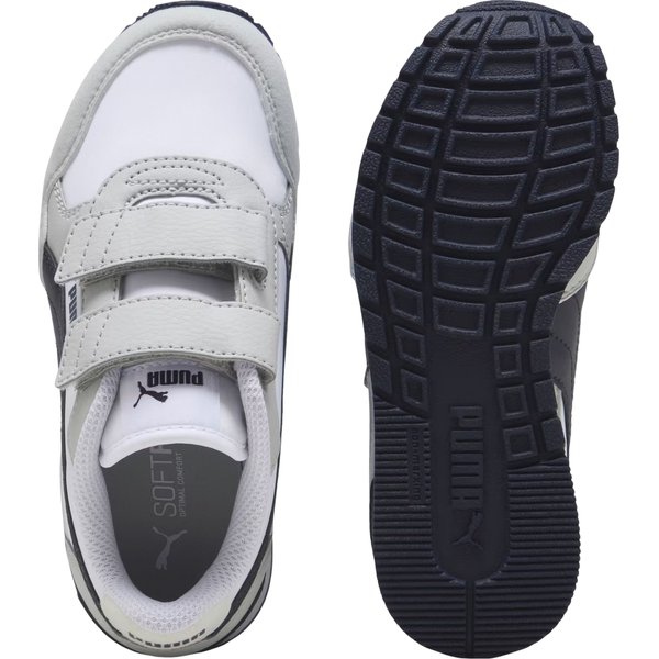 Buty ST Runner v4 NL V PS Feather Jr Puma - white/grey
