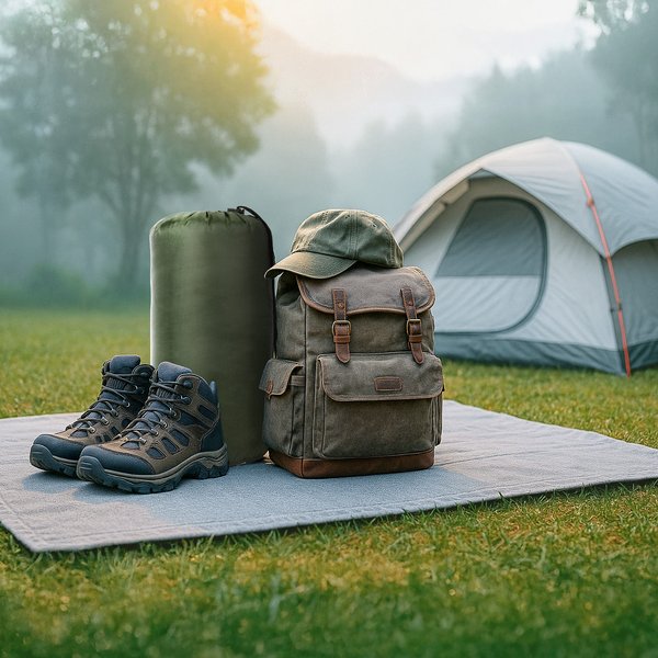 Śpiwór z kapturem lekki, kołdra Thermolite Outtec - zielony