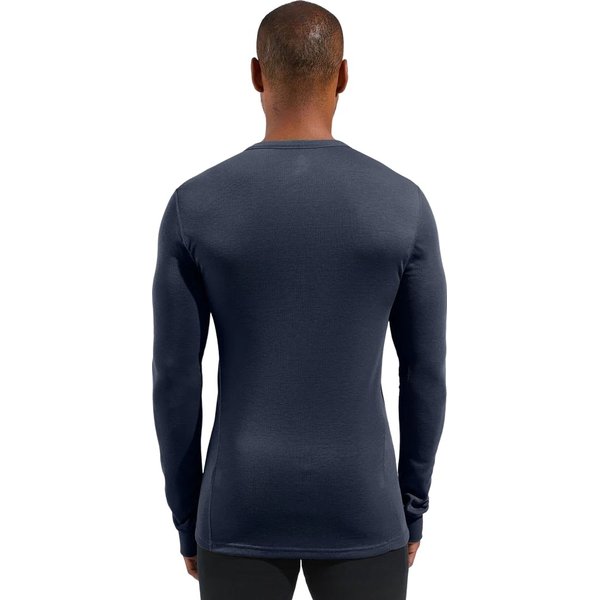 Longsleeve termoaktywny męski Active Warm ECO Long Odlo - dark sapphire