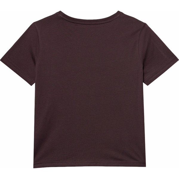 Koszulka damska 4FWSS24TTSHF1354 4F - ciemny brązowy