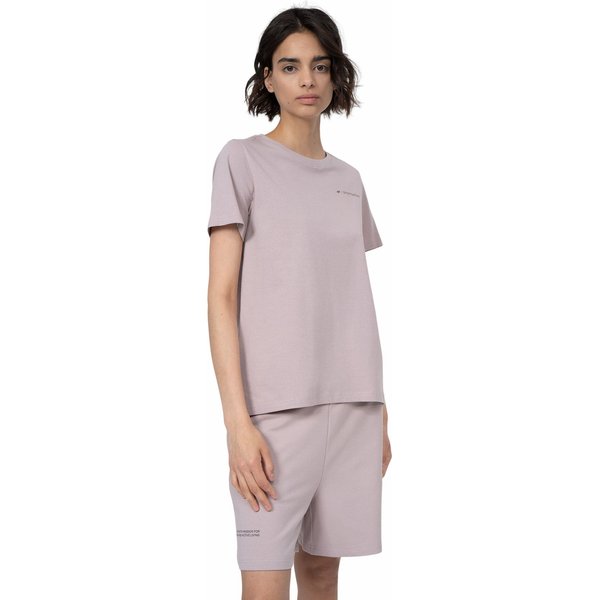 Koszulka damska 4FSS23TTSHF337 4F - beżowa