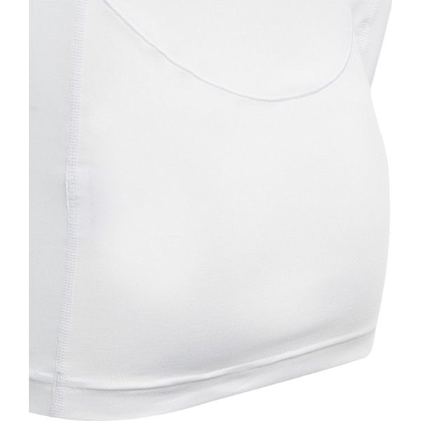 Longsleeve juniorski Techfit Aeroready Adidas - white