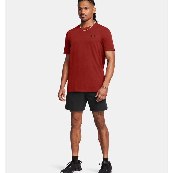 Koszulka męska Vanish Seamless Under Armour - Earthen Orange/Black