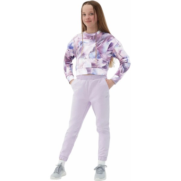 Bluza dziewczęca 4FJSS23TSWSF276 4F - multikolor allover