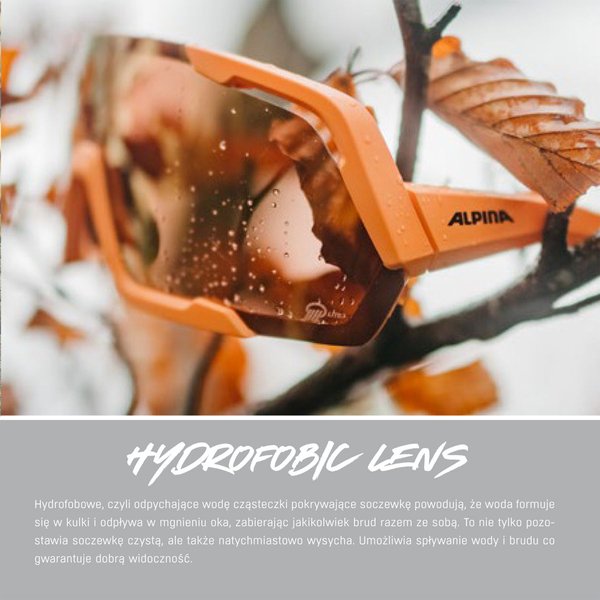 Okulary rowerowe Rocket Q-Lite Alpina - czarny