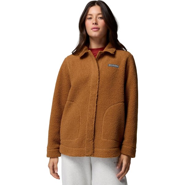 Polar damski Panorama Sherpa Fleece Shirt Columbia - camel brown