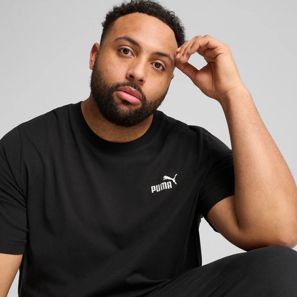 Koszulka męska Ess Small No.1 Logo Tee Puma - Black