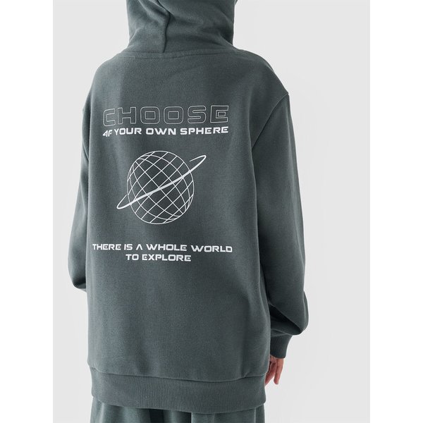 Bluza chłopięca TSWSM1229 4F - ciemna zieleń