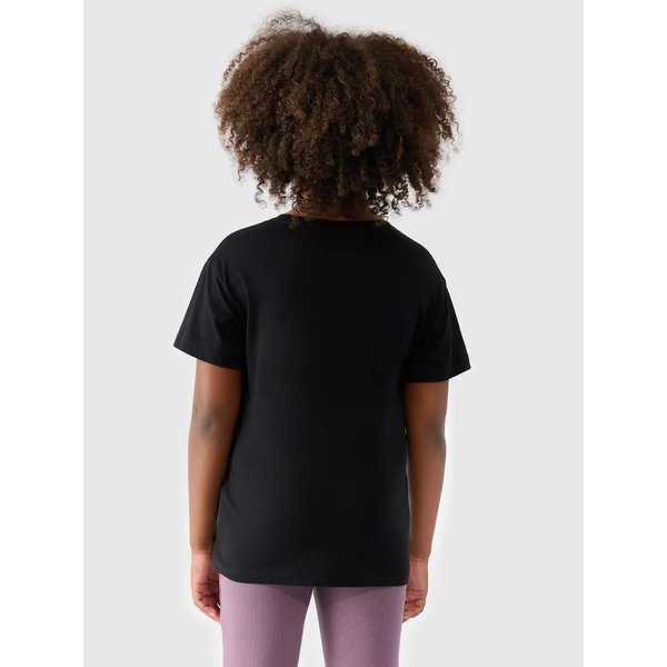 Koszulka dziewczęca TTSHF2332 4F - głęboka czerń