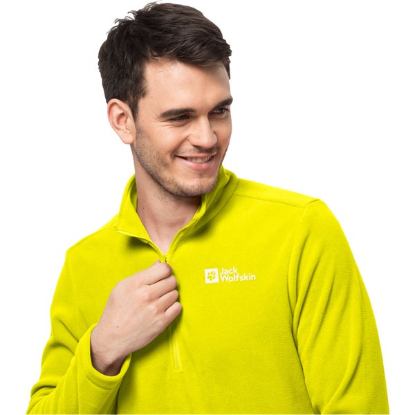 Bluza polarowa męska Taunus Jack Wolfskin - żółta