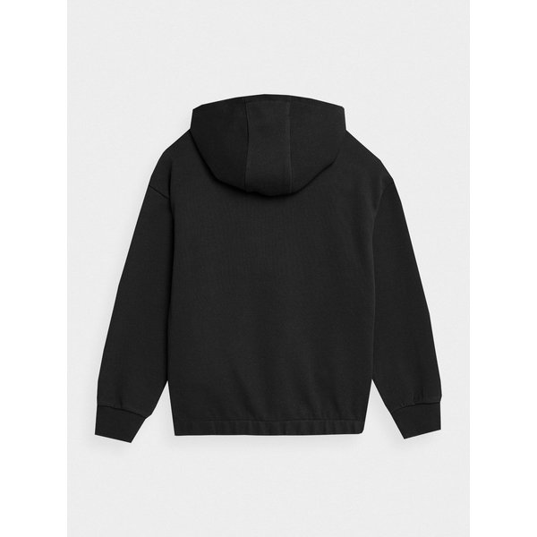 Bluza dziewczęca 4FJSS23TSWSF218 4F - czarna