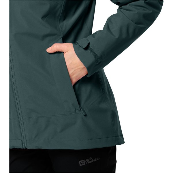 Kurtka damska Moonrise 3w1 Jack Wolfskin - sea green