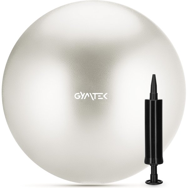 Piłka gimnastyczna, do pilatesu antiburst 25cm Gymtek - 25cm warm grey