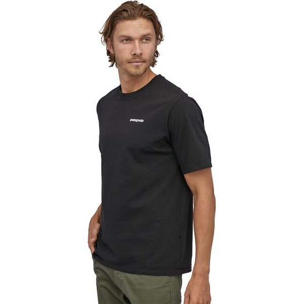 Koszulka męska P-6 Logo Responsibili Tee Patagonia - black