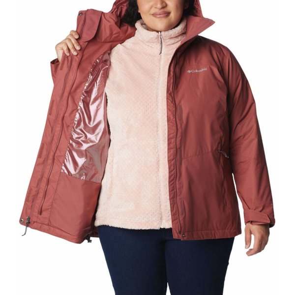 Kurtka damska Bugaboo II Fleece Interchange Columbia - różowa