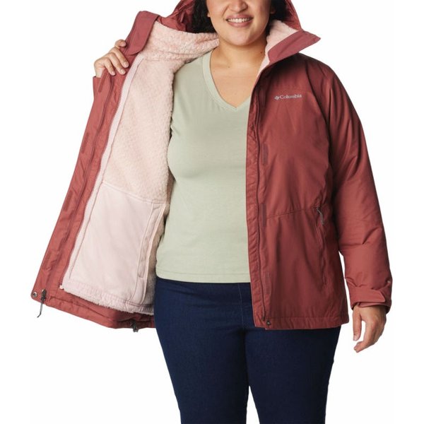 Kurtka damska Bugaboo II Fleece Interchange Columbia - różowa