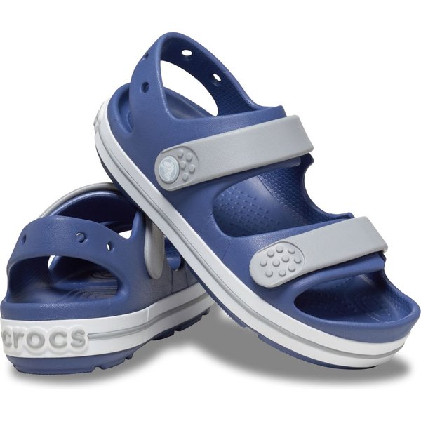 Sandały Crocband Cruiser Sandal Jr Crocs - Bijou Blue/Light Grey
