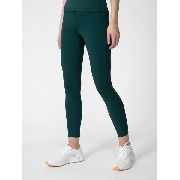 Legginsy damskie H4L22 SPDF013 4F - zielone