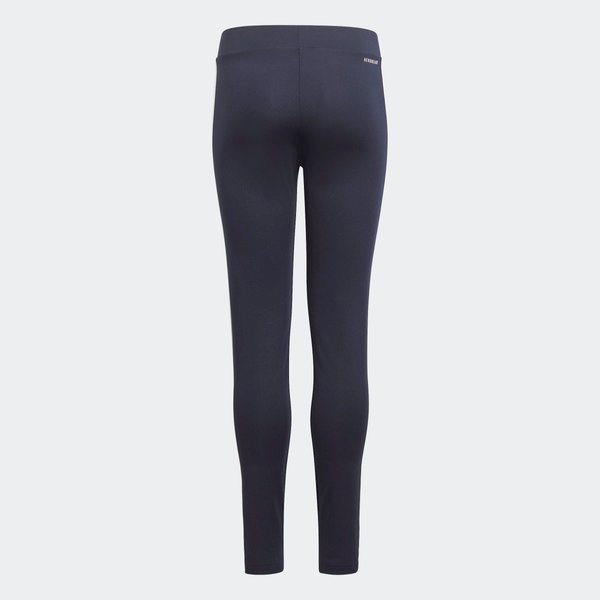Legginsy dziewczęce Designed 2 Move 3-Stripes Tights Adidas - granatowy