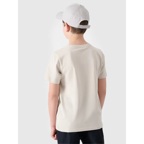 Koszulka chłopięca TTSHM2186 4F - kremowy