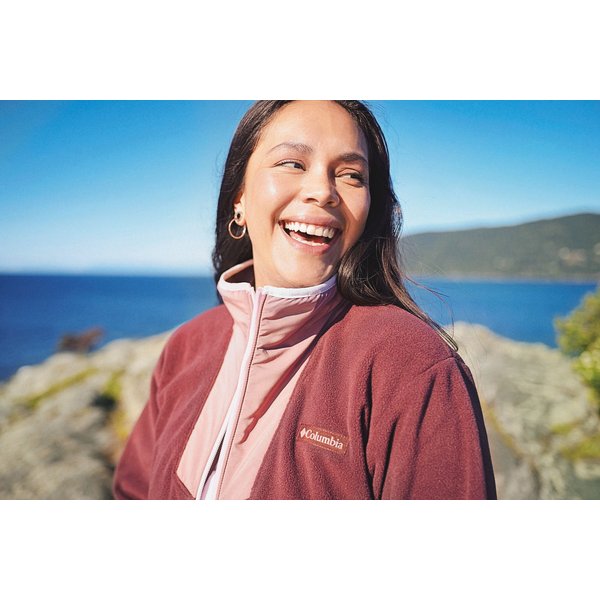 Bluza polarowa damska Sequoia Grove 1/2 Zip Fleece Columbia - Pink Sand/Alpenglow