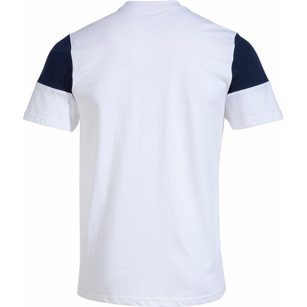 Koszulka męska Crew V Short Sleeve Joma - white navy