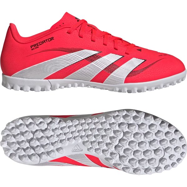 Buty piłkarskie, turfy Predator Club TF Adidas - Lucid Red/Cloud White/Core Black