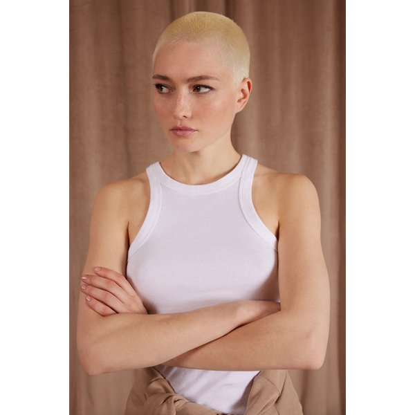 Bezrękawnik, top damski Icons Total Logo Legacy Champion - biały