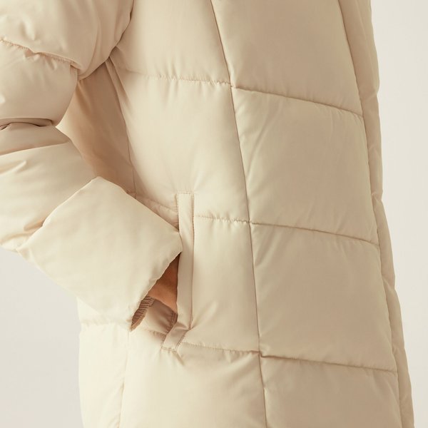 Płaszcz puchowy damski Nurie Regatta - light vanilla