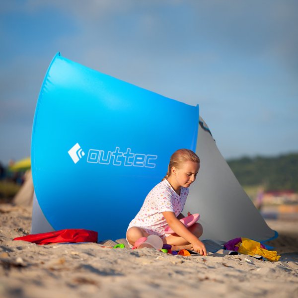 Namiot plażowy samorozkładający, parawan SunGuard UV50 Outtec