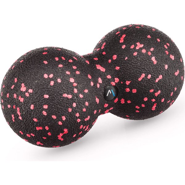 Zestaw do masażu i jogi: 2 piłki i roller, wałek Gymtek - czerwony