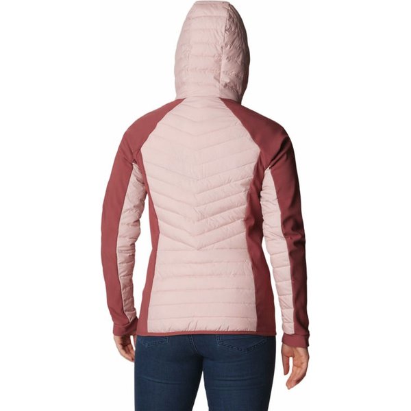 Kurtka damska Powder Lite Hybrid Hooded Columbia - Dusty Pink, Beetroot