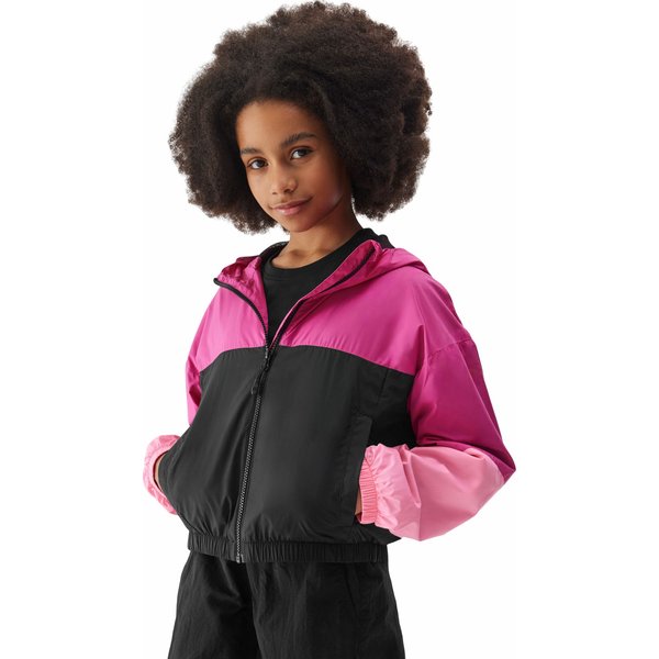 Kurtka dziewczęca 4FJWSS24TJACF128 4F - ciemny róż