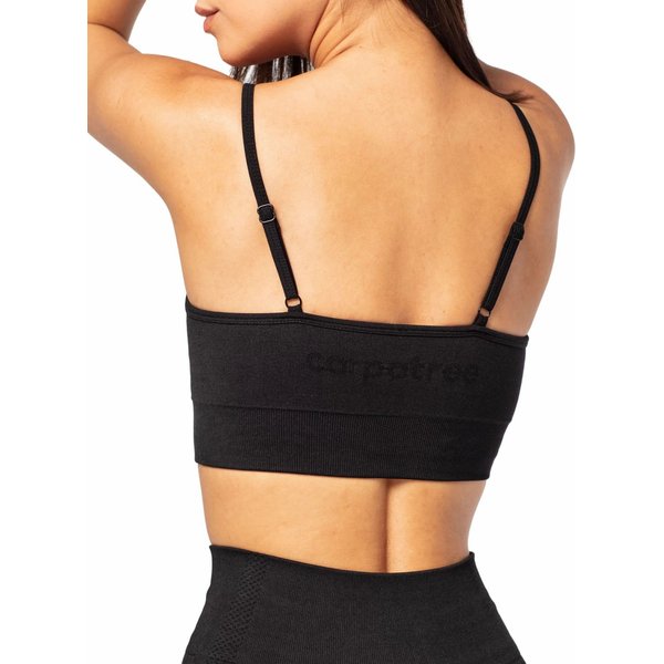 Biustonosz bezszwowy damski Vibe Seamless Carpatree - czarny