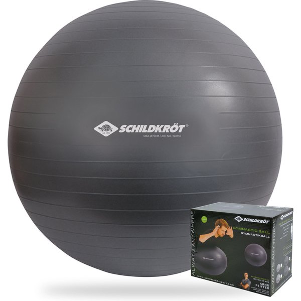 Zdjęcia - Piłka do ćwiczeń / piłka gimnastyczna Schildkrot Schildkröt Fitness Piłka gimnastyczna 75cm + pompka Schildkröt Fitness 960 