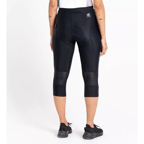 Legginsy rowerowe Worldly Capri 3/4 Dare2B - black