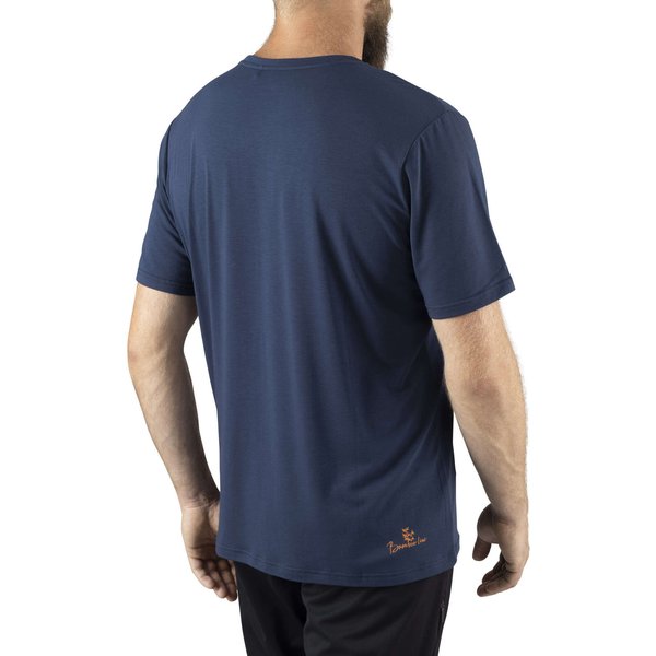 Koszulka męska Lenta Bamboo Viking - granatowa