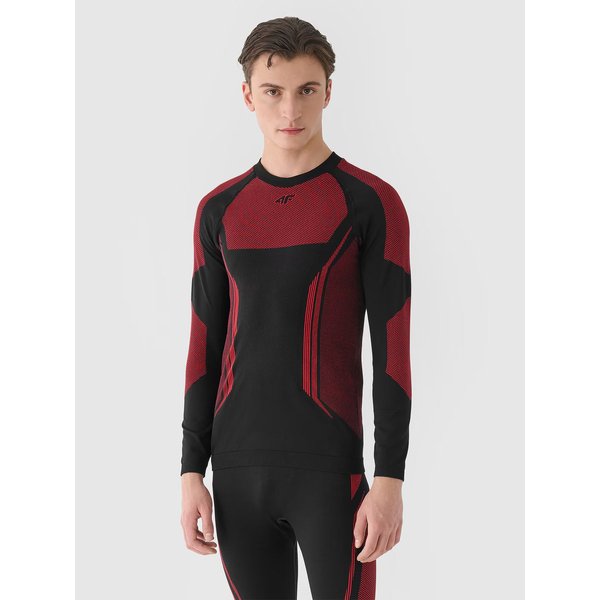 Longsleeve termoaktywny męski USEAM165 4F - czerwony
