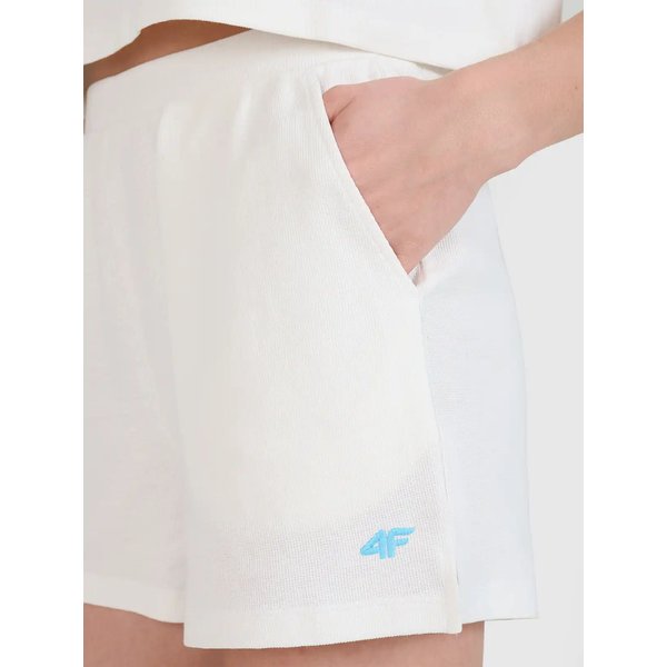 Spodenki damskie TSHOF531 4F - łamana biel