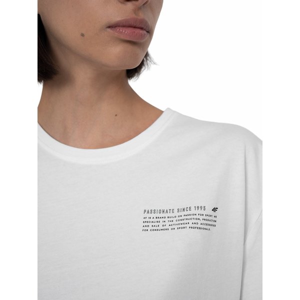 Koszulka damska 4FSS23TTSHF344 4F - biała