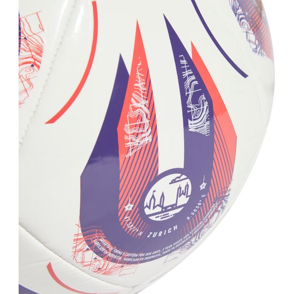 Piłka nożna Women's Euro25 Club 4 Adidas - White/Panton
