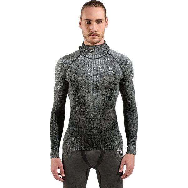 Longsleeve męski z kominiarką Top Facemask Performance Warm Blackcomb Odlo