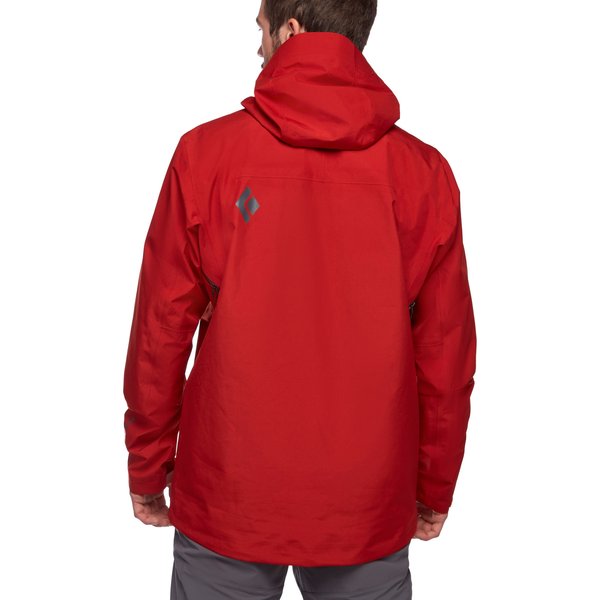 Kurtka męska Stormline Stretch Rain Shell Black Diamond - kingfisher